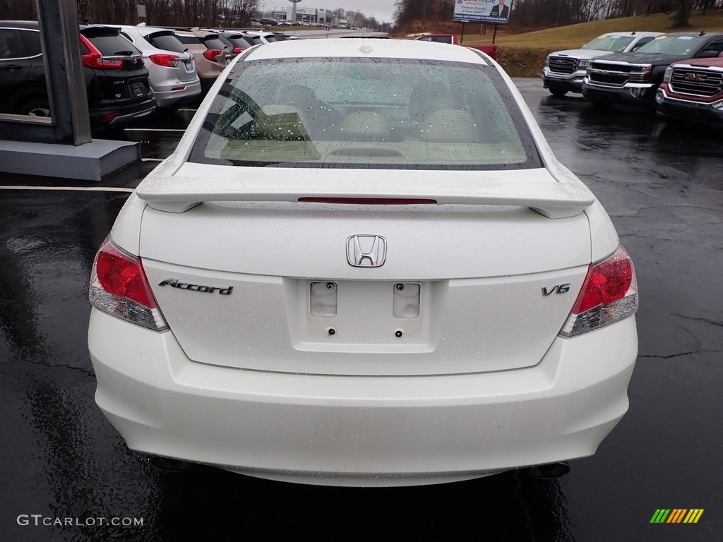 2010 Accord EX-L V6 Sedan - White Diamond Pearl / Ivory photo #10