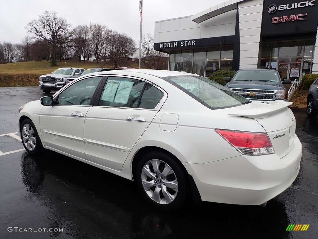 2010 Accord EX-L V6 Sedan - White Diamond Pearl / Ivory photo #12
