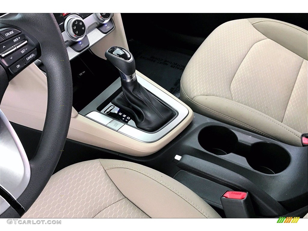 2019 Elantra SEL - Quartz White Pearl / Beige photo #16