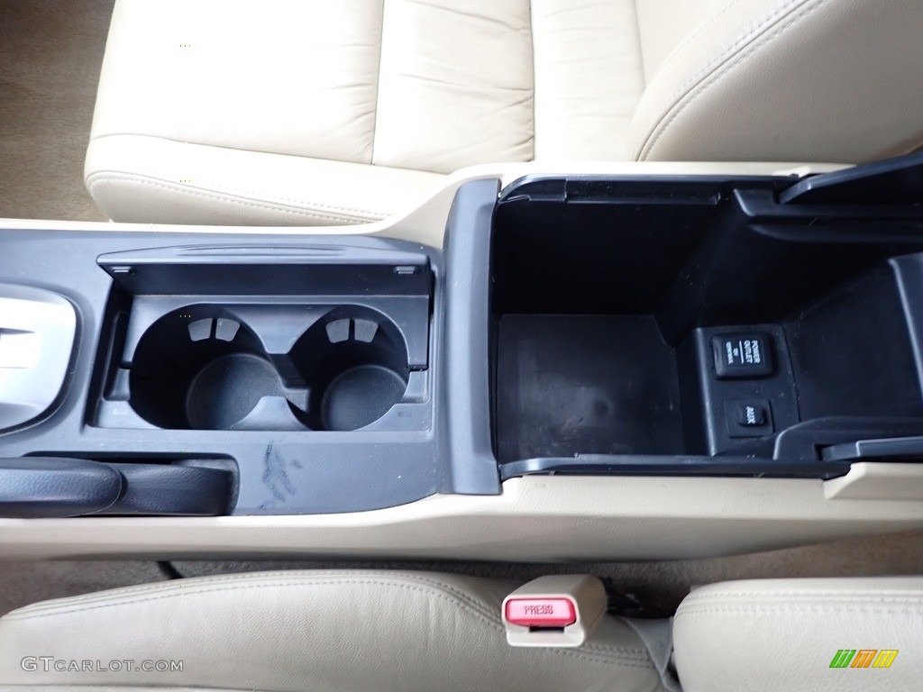 2010 Accord EX-L V6 Sedan - White Diamond Pearl / Ivory photo #28