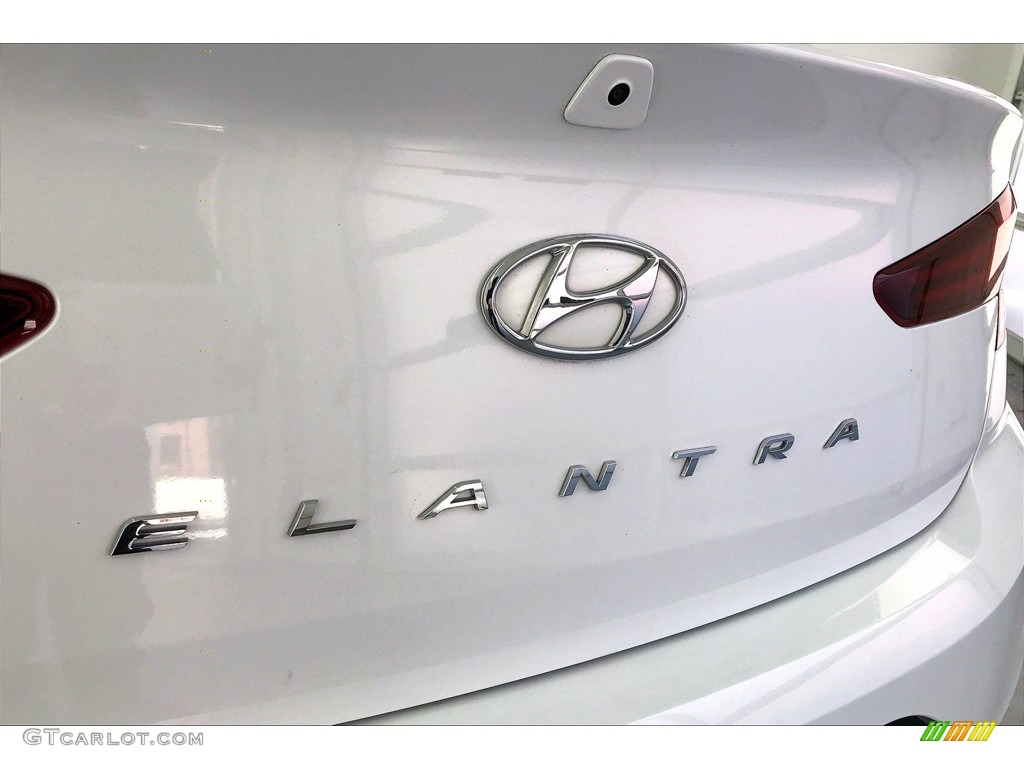 2019 Elantra SEL - Quartz White Pearl / Beige photo #29