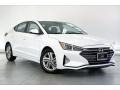 2019 Quartz White Pearl Hyundai Elantra SEL  photo #32