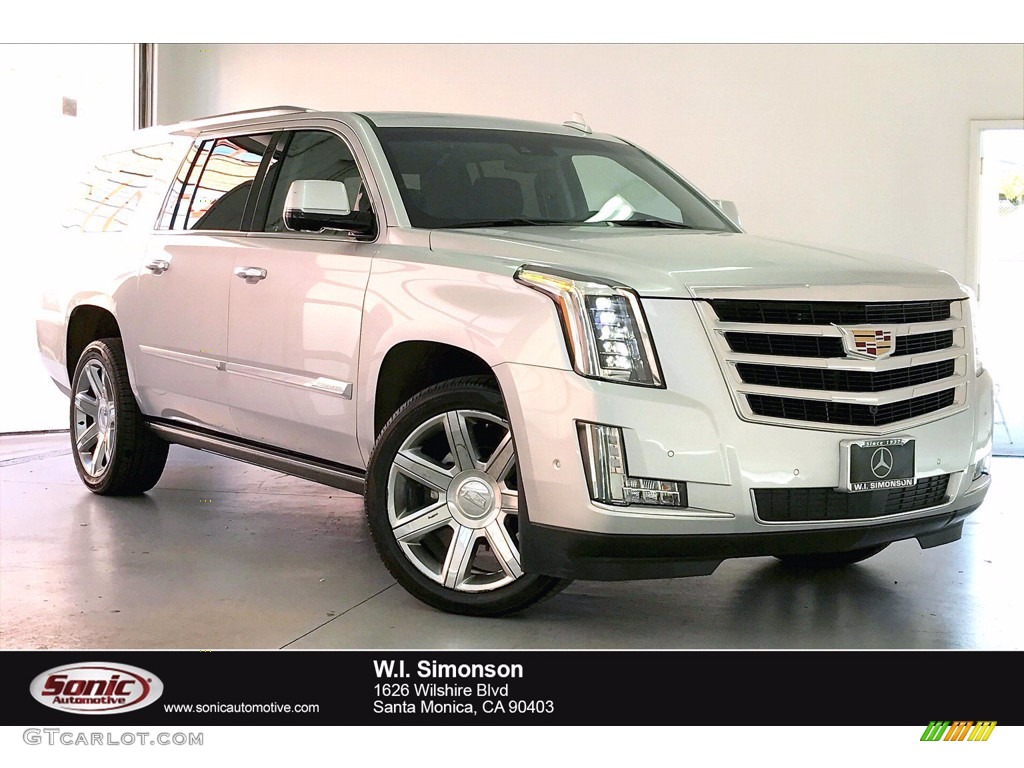 2018 Escalade ESV Premium Luxury 4WD - Radiant Silver Metallic / Jet Black photo #1