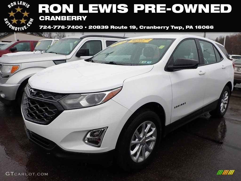 2019 Equinox LS AWD - Summit White / Medium Ash Gray photo #1