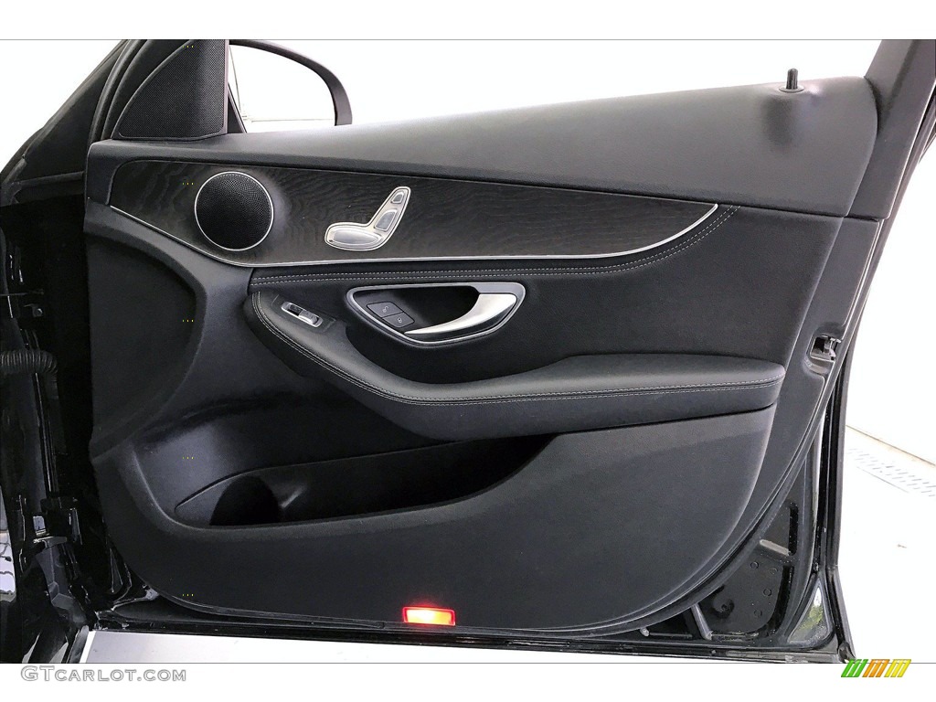 2015 Mercedes-Benz C 300 Black Door Panel Photo #141422279