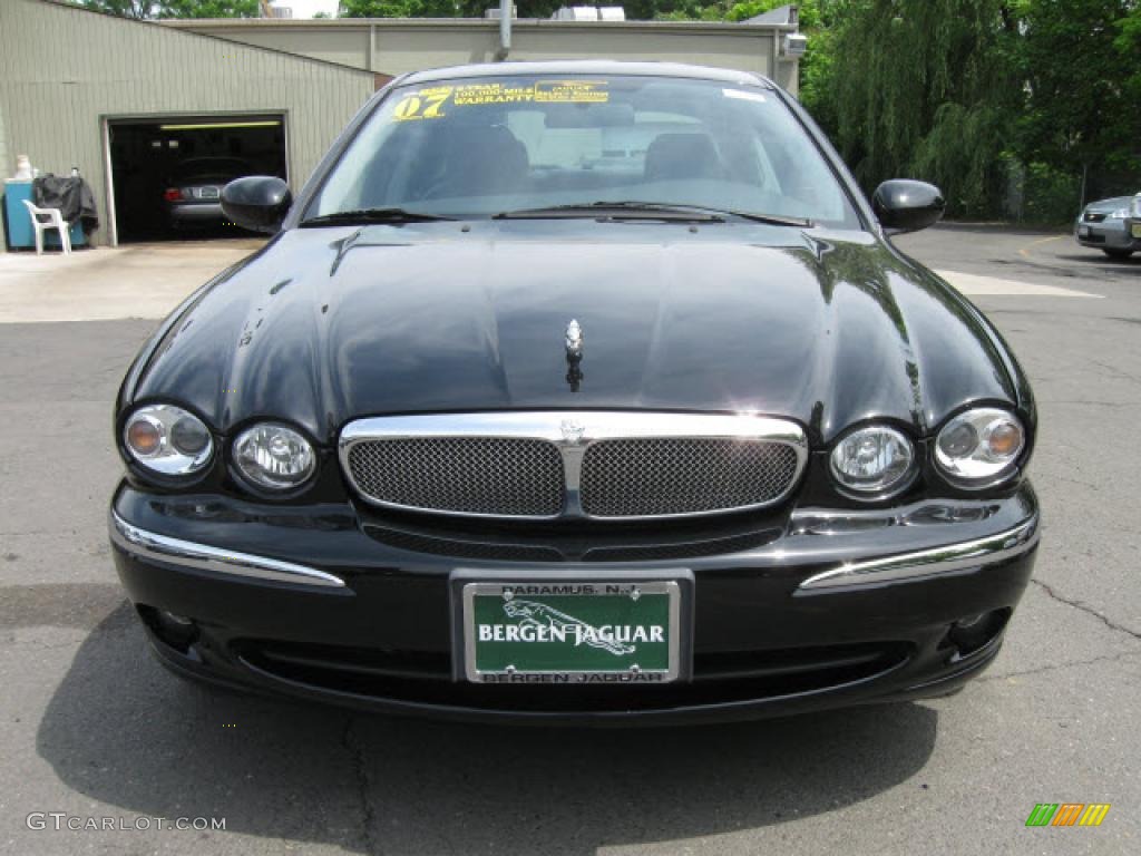 2007 X-Type 3.0 - Ebony Black / Charcoal photo #2