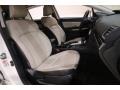 Ivory Front Seat Photo for 2016 Subaru Crosstrek #141422693