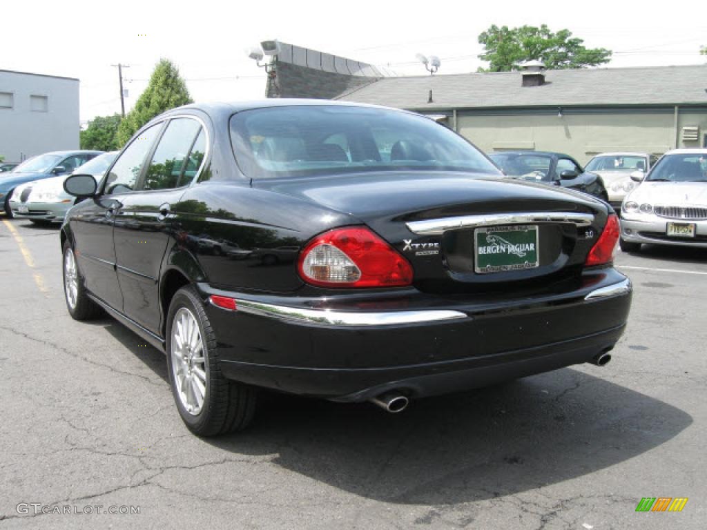 2007 X-Type 3.0 - Ebony Black / Charcoal photo #5