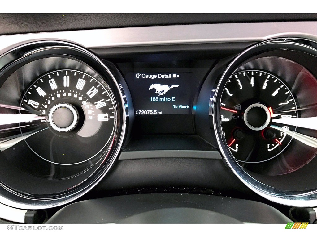 2014 Ford Mustang V6 Coupe Gauges Photo #141423777
