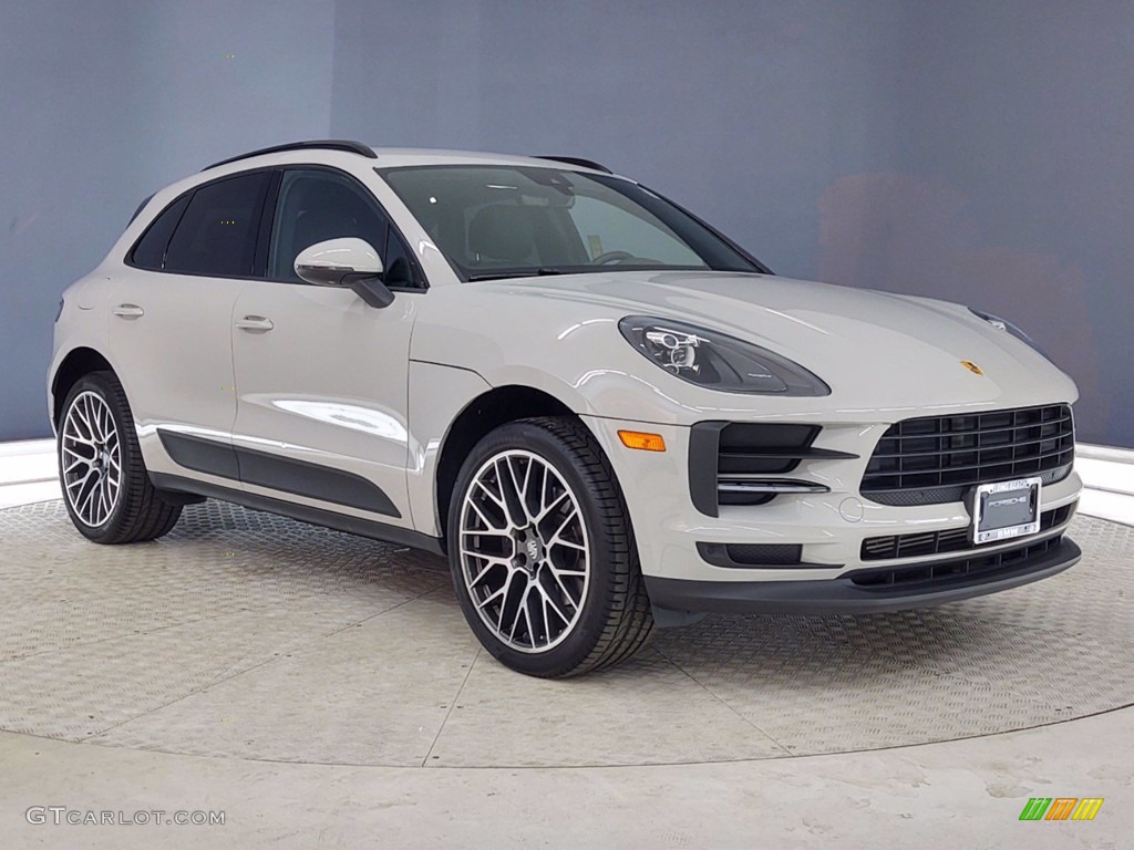 Chalk 2020 Porsche Macan Standard Macan Model Exterior Photo #141423942