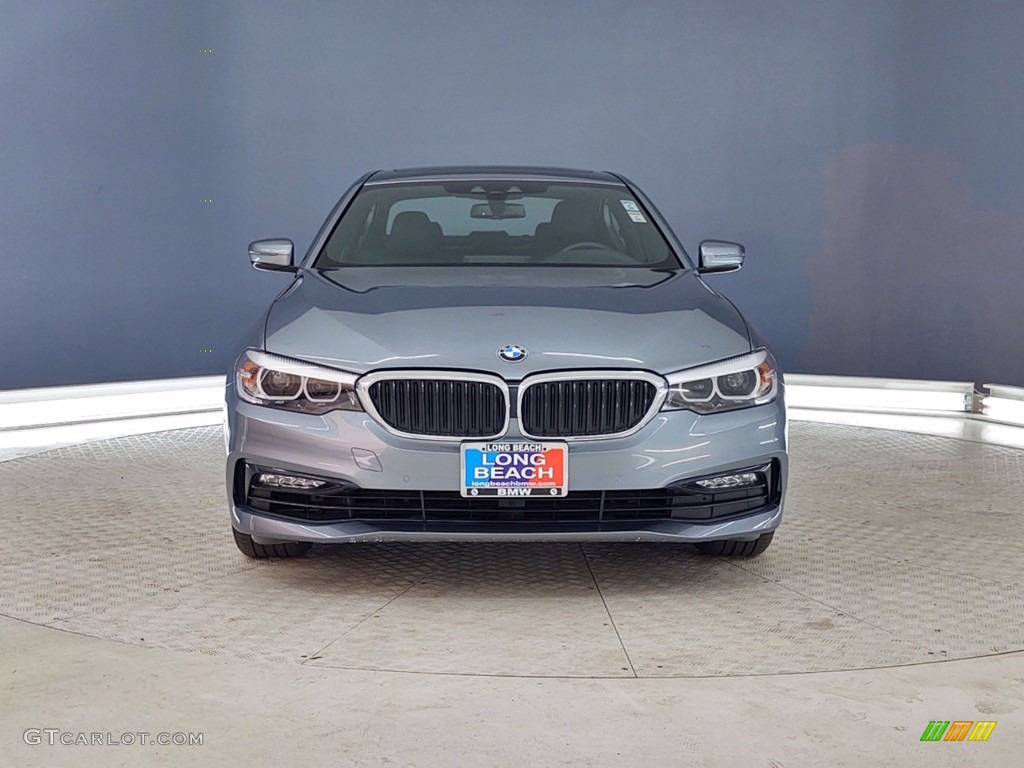 2018 5 Series 530i Sedan - Bluestone Metallic / Black photo #2