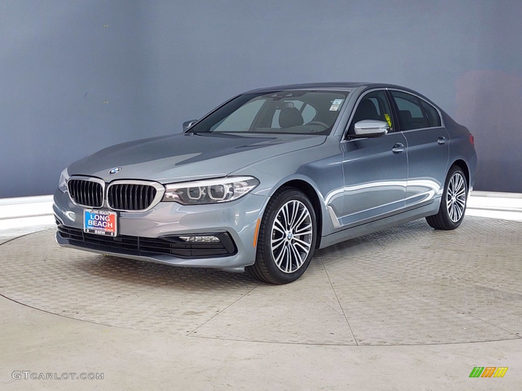 2018 5 Series 530i Sedan - Bluestone Metallic / Black photo #3