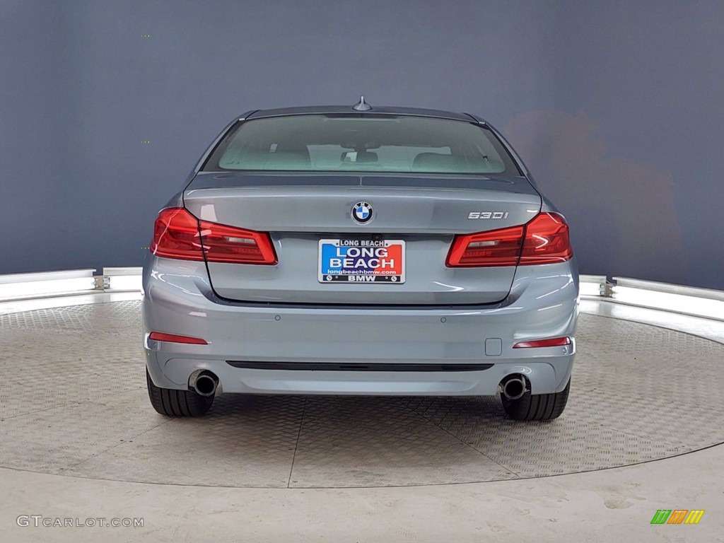 2018 5 Series 530i Sedan - Bluestone Metallic / Black photo #4