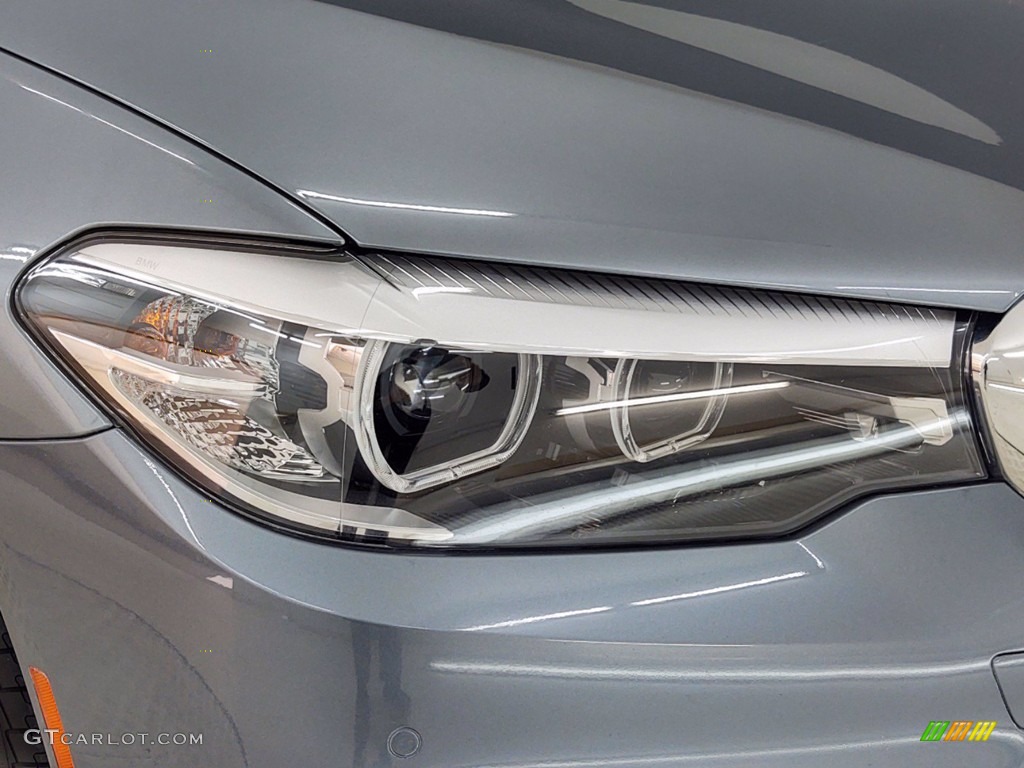 2018 5 Series 530i Sedan - Bluestone Metallic / Black photo #7