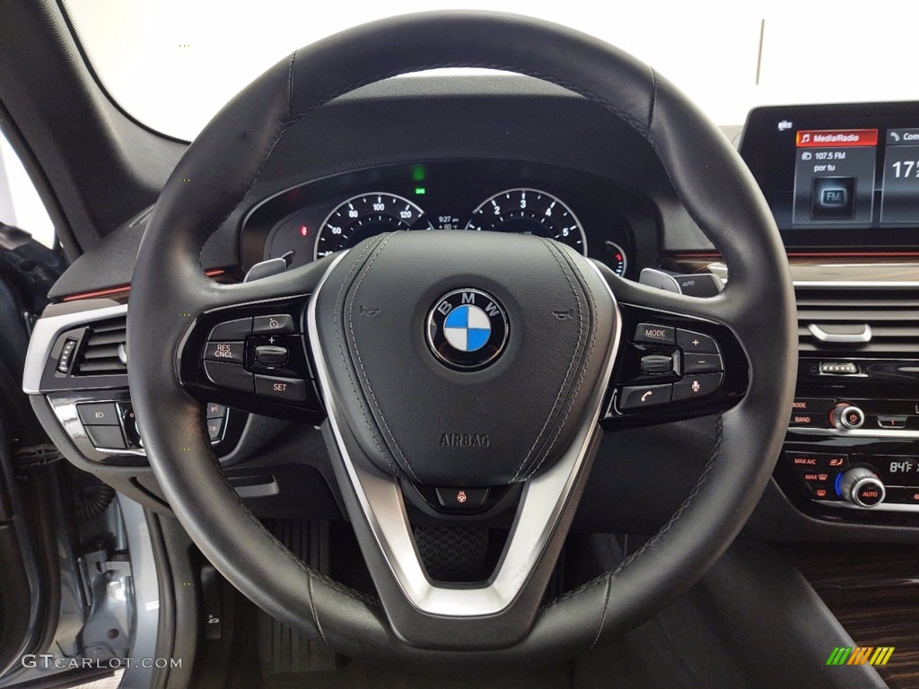 2018 5 Series 530i Sedan - Bluestone Metallic / Black photo #18
