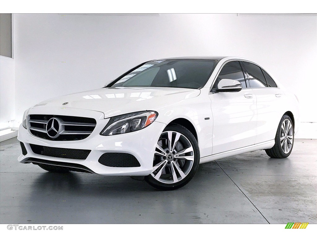 Polar White 2018 Mercedes-Benz C 350e Plug-in Hybrid Sedan Exterior Photo #141424542