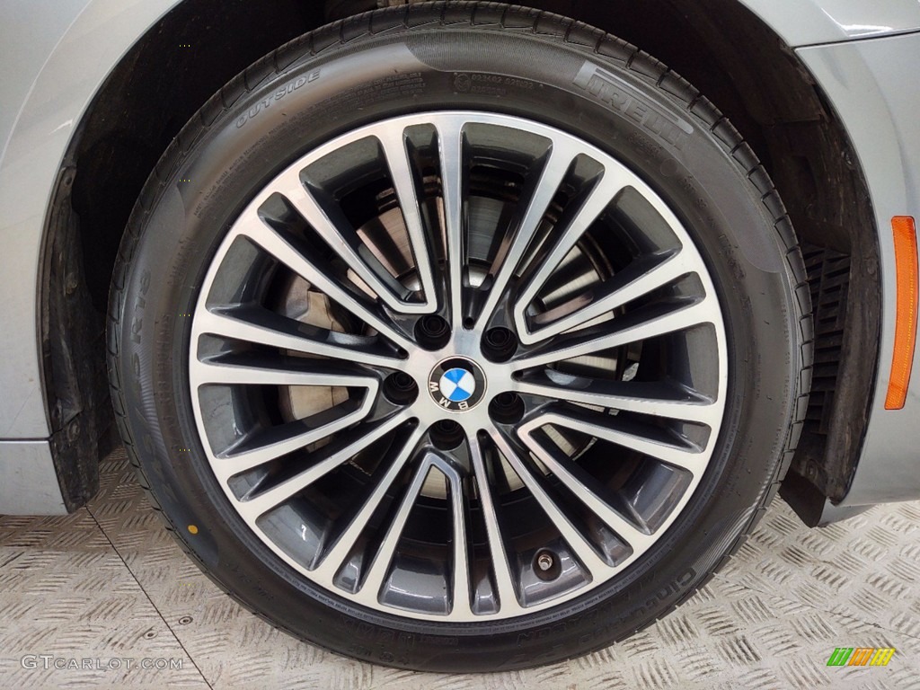 2018 5 Series 530e iPerfomance Sedan - Bluestone Metallic / Black photo #6