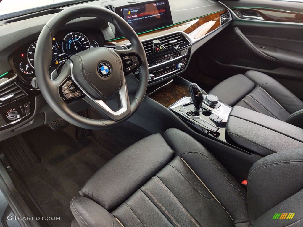 2018 5 Series 530e iPerfomance Sedan - Bluestone Metallic / Black photo #16