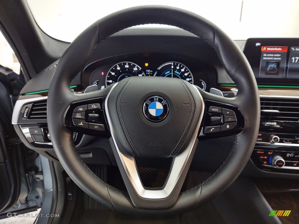 2018 5 Series 530e iPerfomance Sedan - Bluestone Metallic / Black photo #18