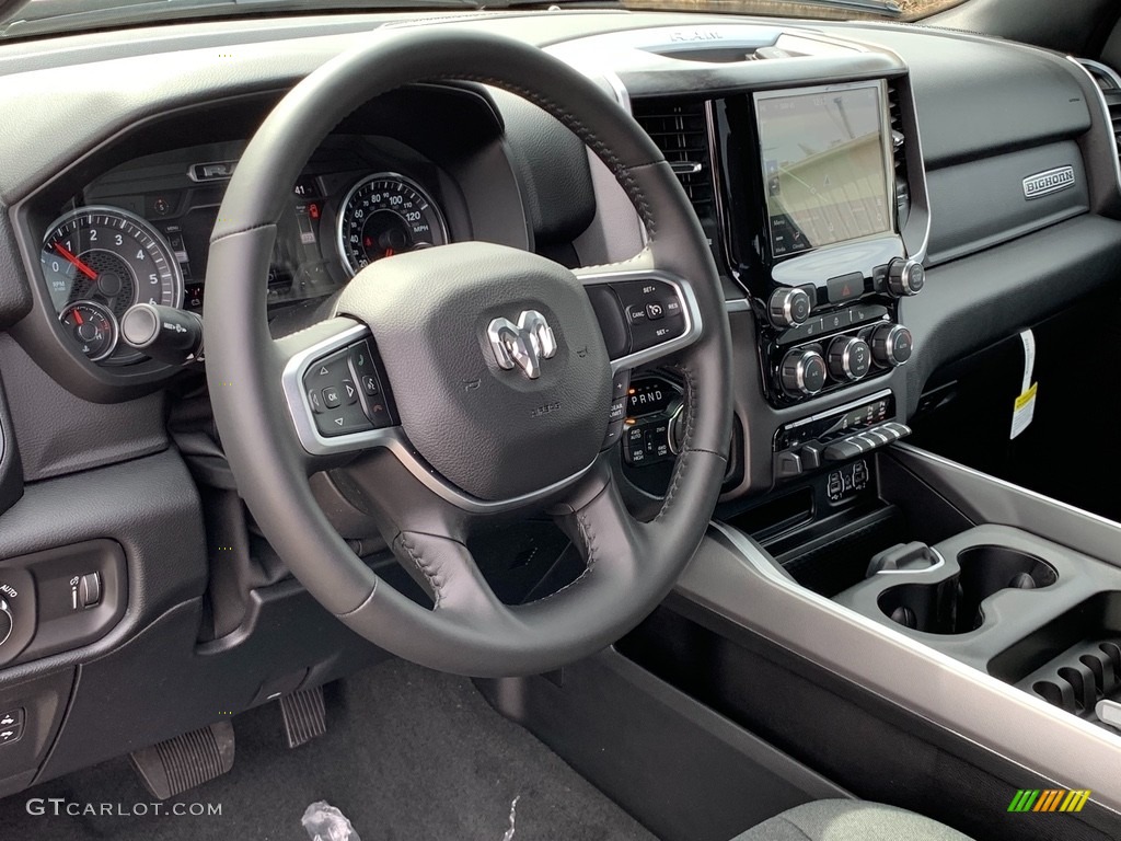 2021 Ram 1500 Big Horn Crew Cab 4x4 Black Dashboard Photo #141426771