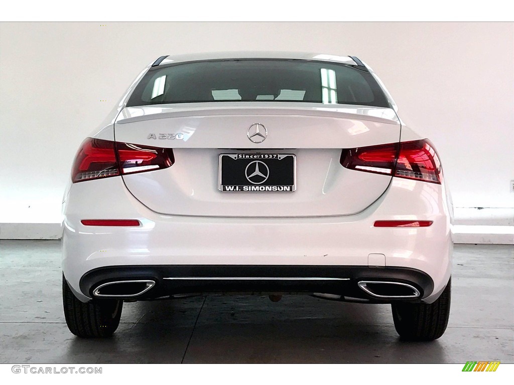 2020 A 220 Sedan - Digital White Metallic / Black photo #3
