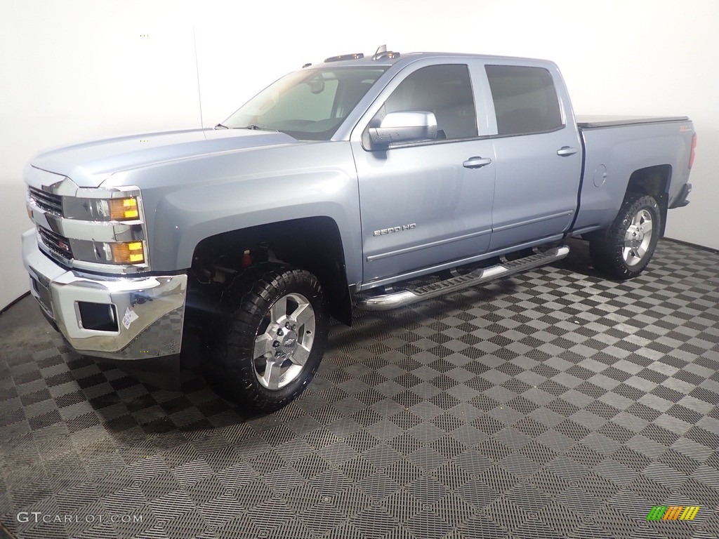 Slate Gray Metallic 2016 Chevrolet Silverado 2500HD LT Crew Cab 4x4 Exterior Photo #141428069