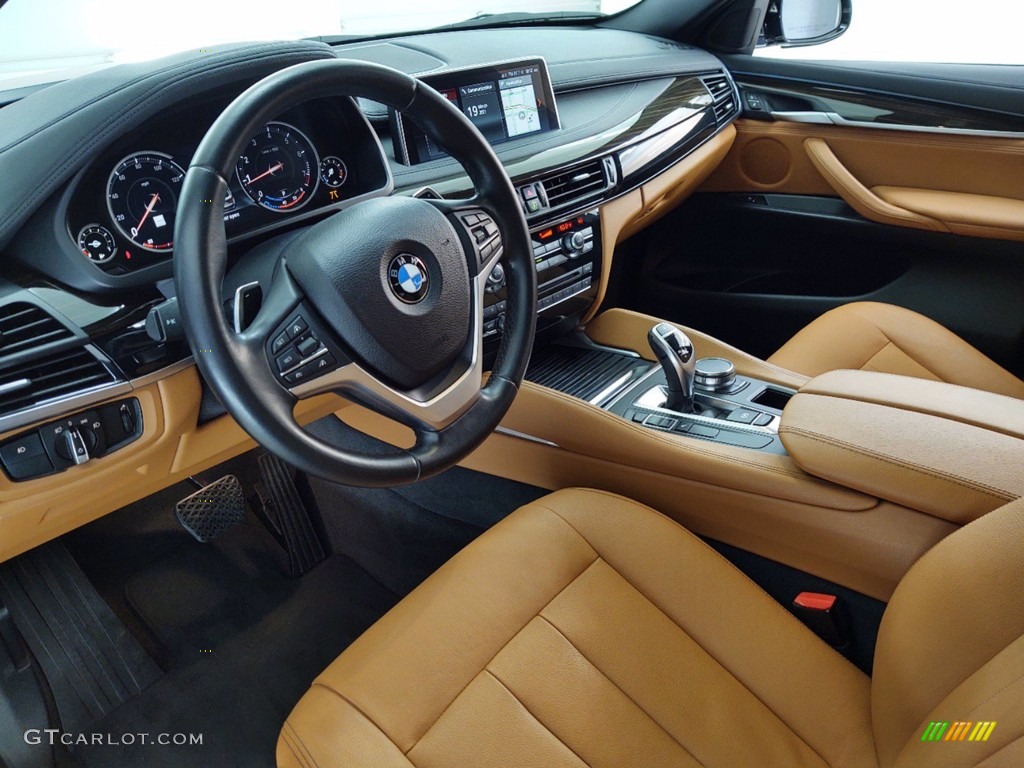 Cognac Interior 2018 BMW X6 sDrive35i Photo #141429390