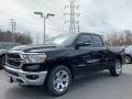 Diamond Black Crystal Pearl 2021 Ram 1500 Big Horn Quad Cab 4x4 Exterior