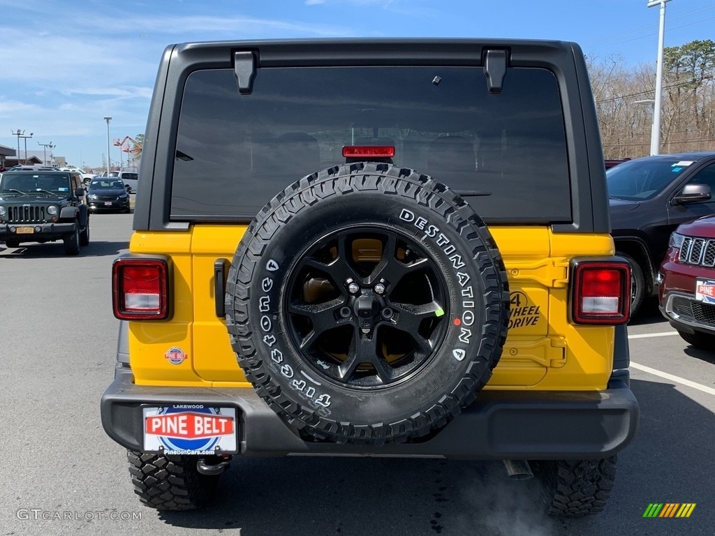 2021 Wrangler Willys 4x4 - Hellayella / Black photo #5