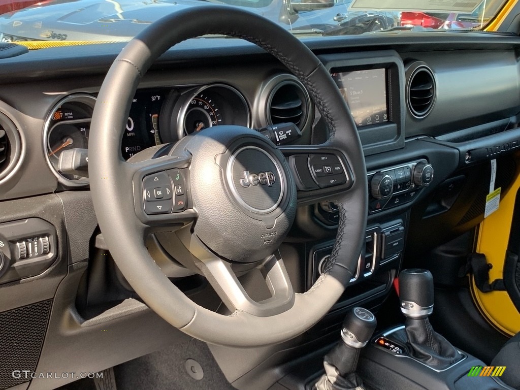 2021 Wrangler Willys 4x4 - Hellayella / Black photo #8