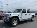 2021 Bright White Jeep Gladiator Sport 4x4  photo #1