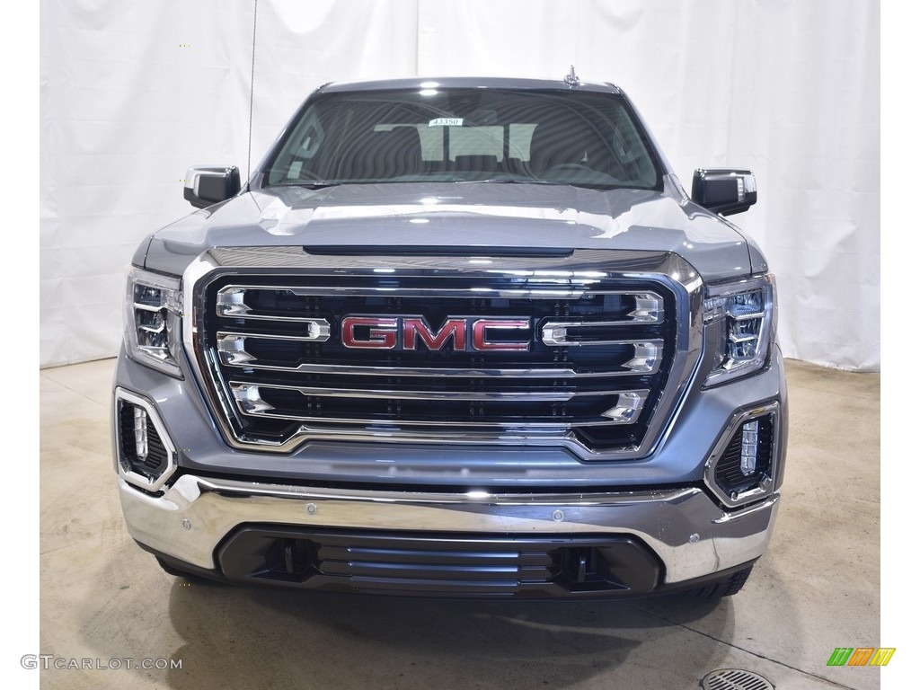 2021 Sierra 1500 SLT Crew Cab 4WD - Satin Steel Metallic / Jet Black photo #4