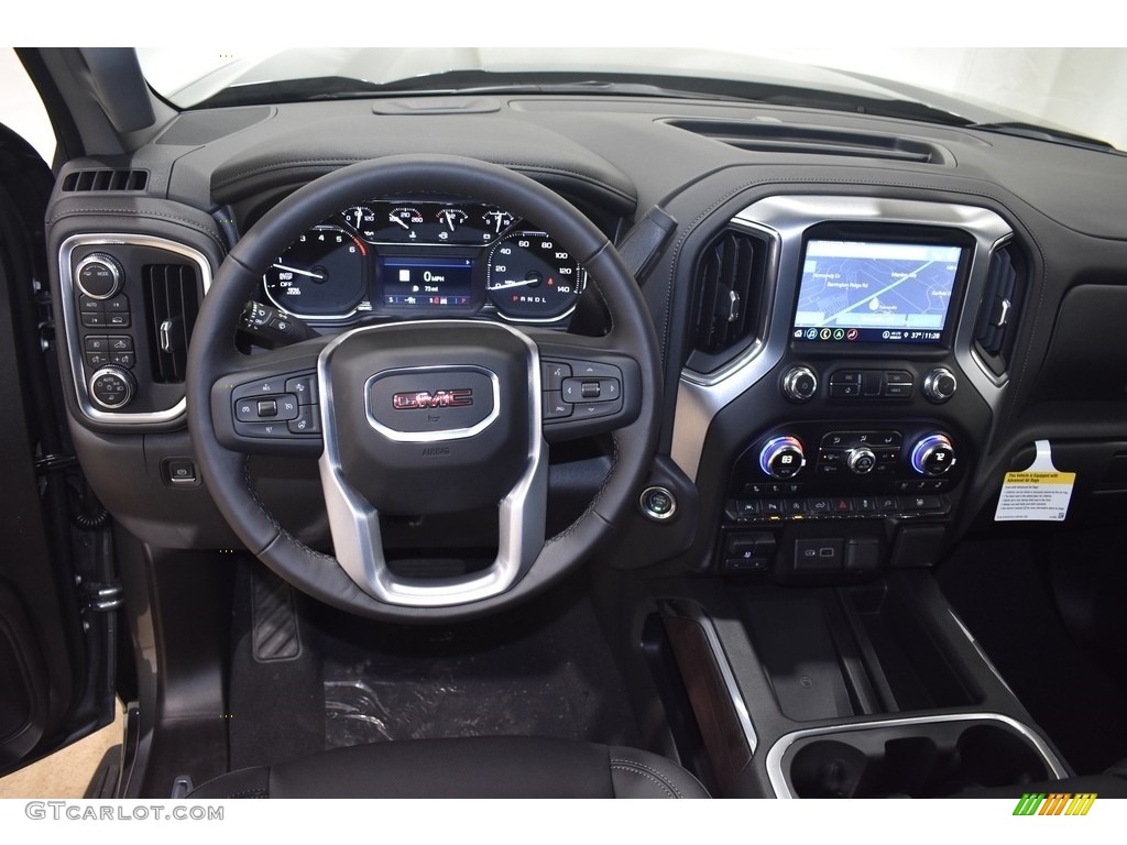 2021 Sierra 1500 SLT Crew Cab 4WD - Satin Steel Metallic / Jet Black photo #9