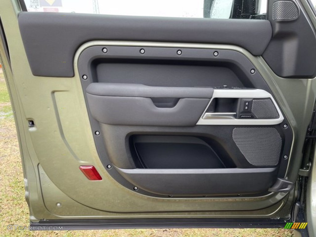 2021 Land Rover Defender 90 First Edition Ebony Door Panel Photo #141431215
