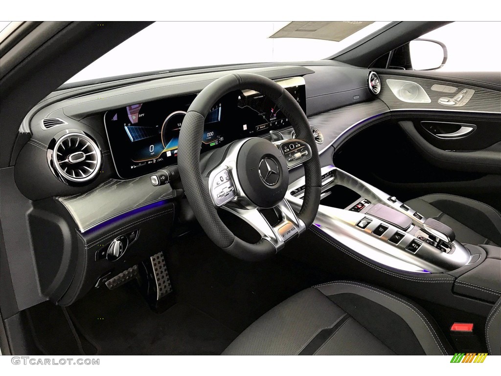 2021 Mercedes-Benz AMG GT 43 Magma Gray/Black Dashboard Photo #141432640
