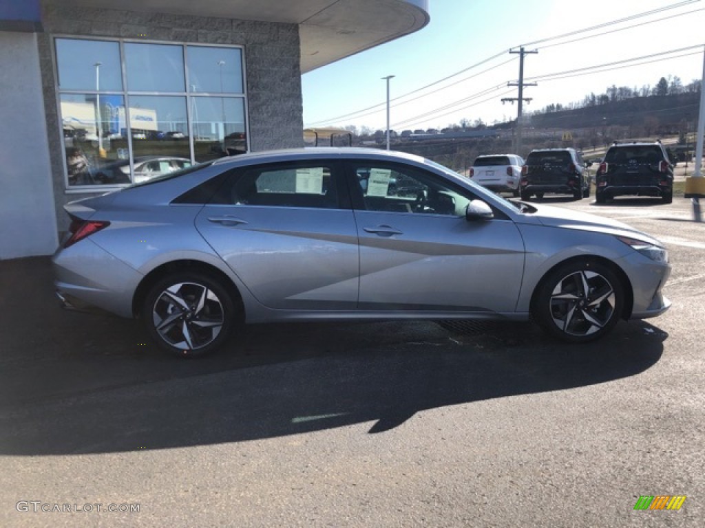 2021 Elantra SEL - Shimmering Silver Pearl / Medium Gray photo #2