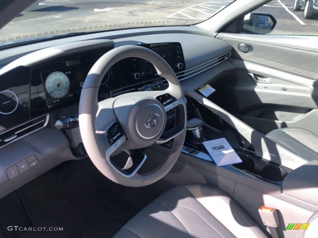 2021 Elantra SEL - Shimmering Silver Pearl / Medium Gray photo #4