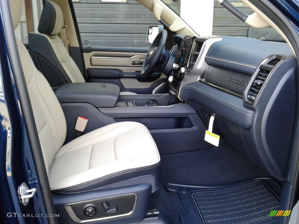 Indigo/Frost Interior 2021 Ram 1500 Limited Crew Cab 4x4 Photo #141432959
