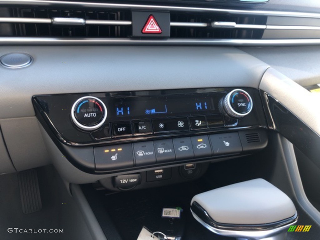 2021 Elantra SEL - Shimmering Silver Pearl / Medium Gray photo #8