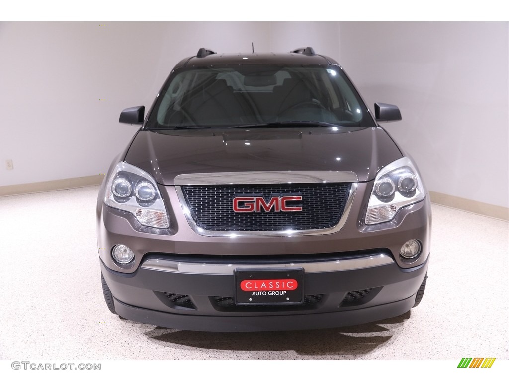 2012 Acadia SLE AWD - Medium Brown Metallic / Ebony photo #2