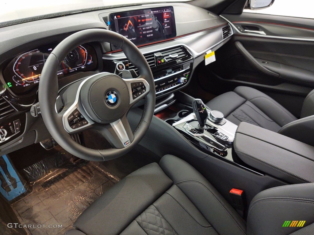 2021 5 Series 540i Sedan - Bernina Gray Amber Effect / Black photo #12