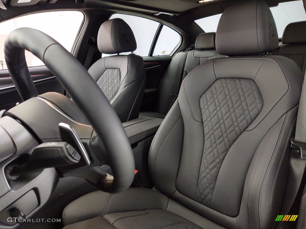 2021 5 Series 540i Sedan - Bernina Gray Amber Effect / Black photo #13