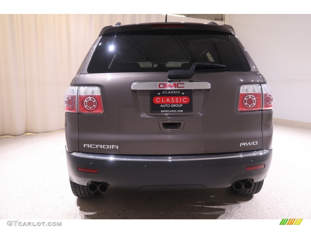 2012 Acadia SLE AWD - Medium Brown Metallic / Ebony photo #17