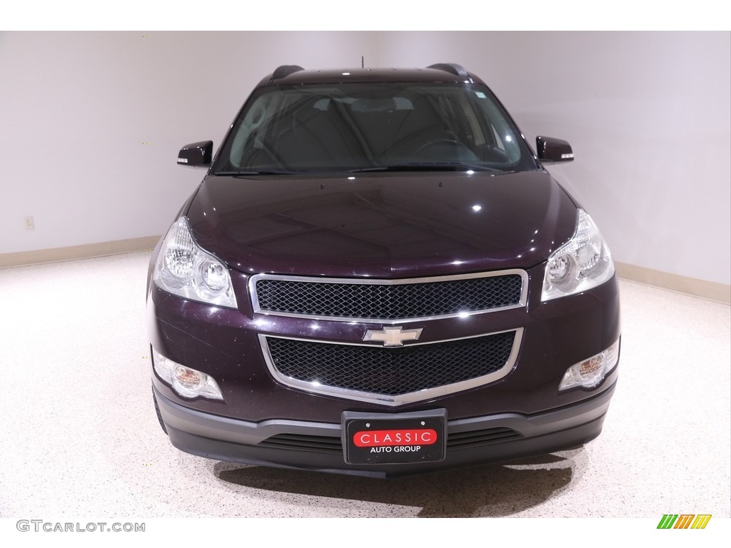 2010 Traverse LT - Dark Cherry Metallic / Ebony photo #2