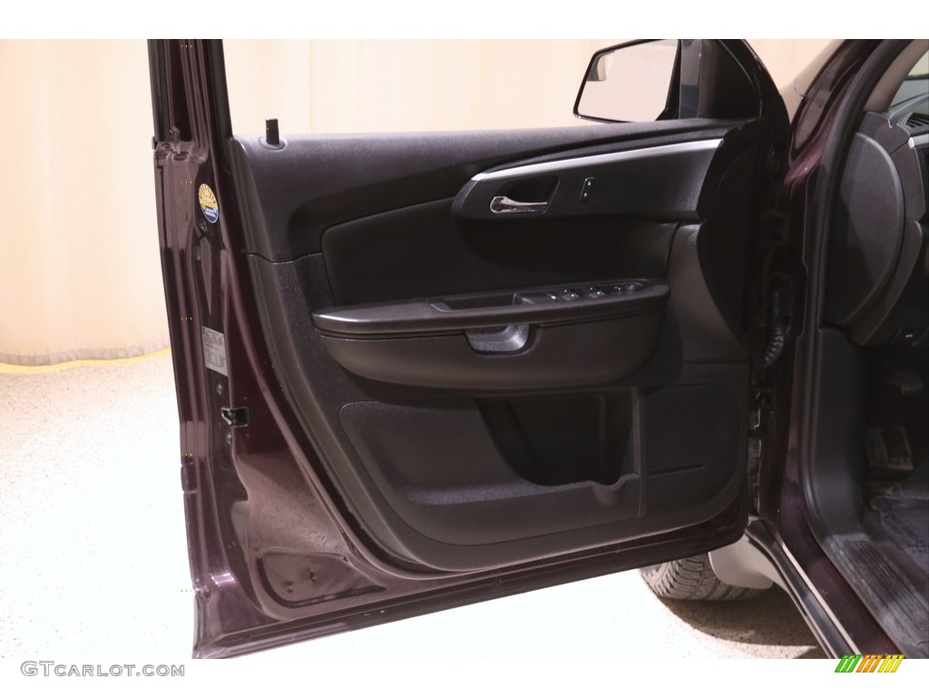 2010 Traverse LT - Dark Cherry Metallic / Ebony photo #4