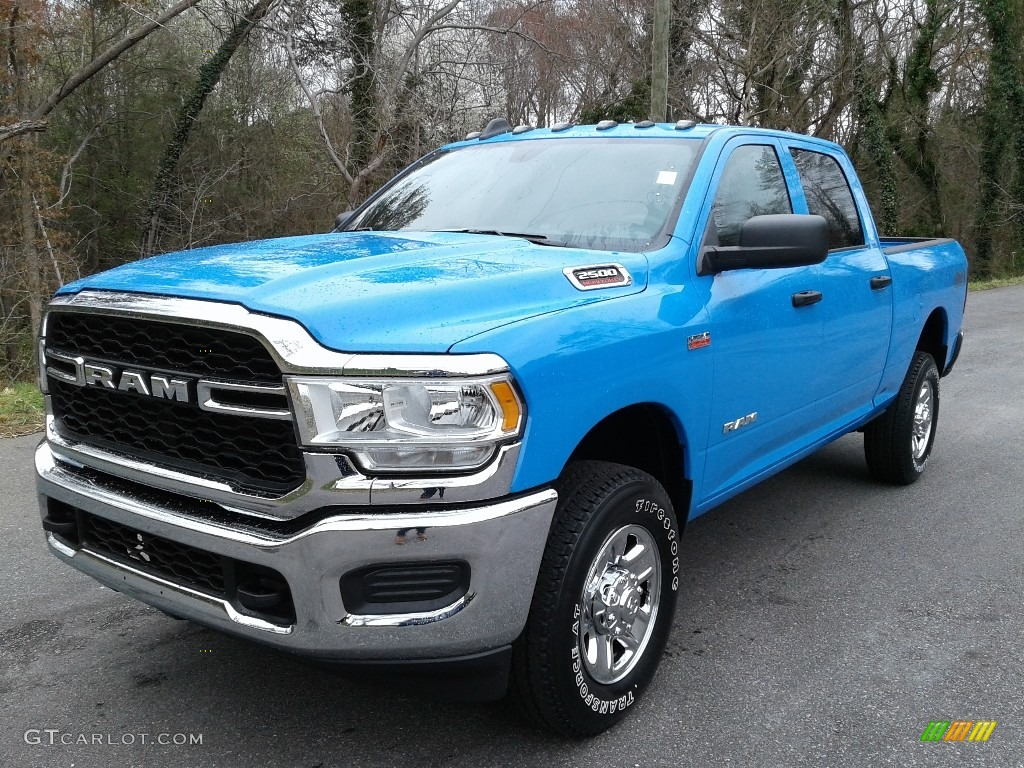 2021 2500 Tradesman Crew Cab 4x4 - New Holland Blue / Black photo #2