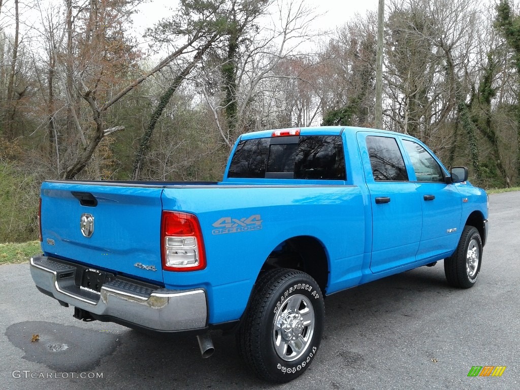 2021 2500 Tradesman Crew Cab 4x4 - New Holland Blue / Black photo #6