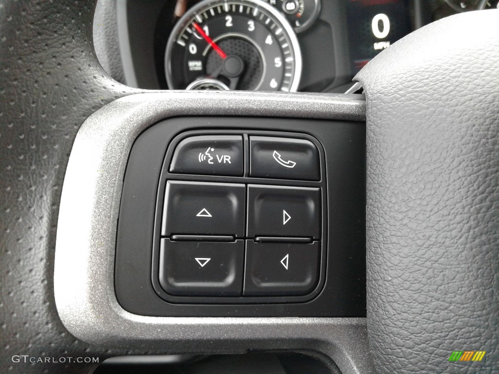 2021 Ram 2500 Tradesman Crew Cab 4x4 Black Steering Wheel Photo #141435106