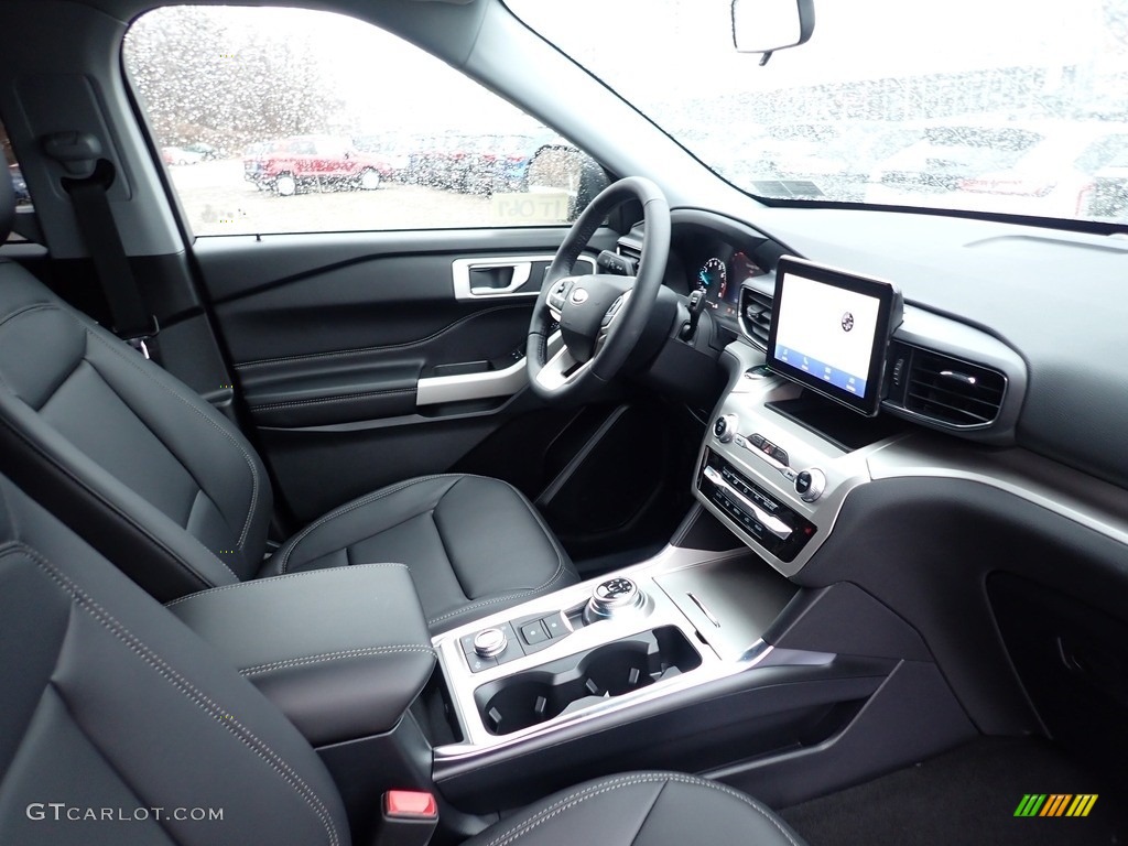 2021 Explorer XLT 4WD - Agate Black Metallic / Ebony photo #12