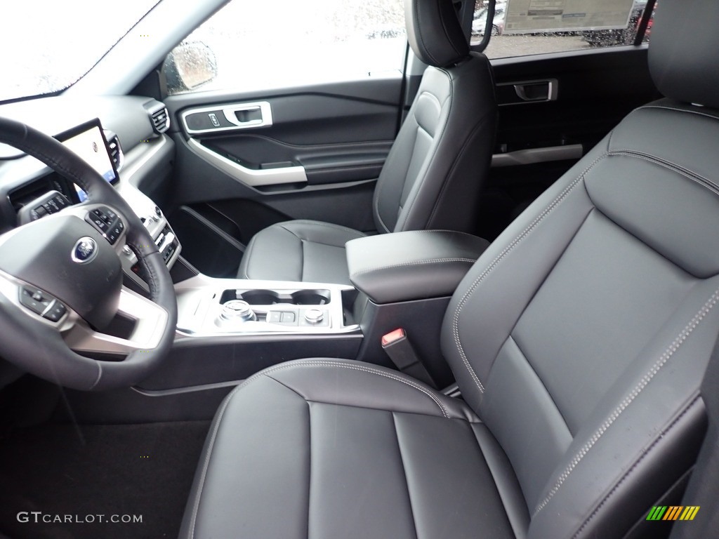 2021 Explorer XLT 4WD - Agate Black Metallic / Ebony photo #14